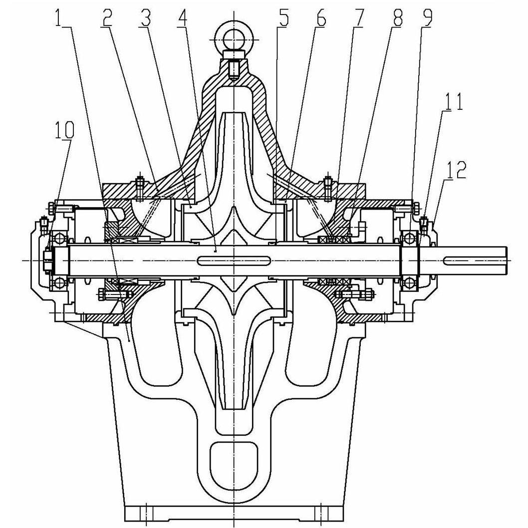 Horizontal & Vertical High Efficiency Duplex Stainless Steel Double Suction Axial Split Volute Casing Case Centrifugal Pump, Industrial Pump