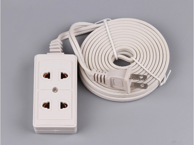 Flat Wire Extension Cord Multi Function Socket, Electric Plug Power Extension Socket