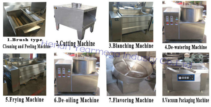 Advanced Design Qualified Frozen and Fried Potato Chips Manufacturing Machine