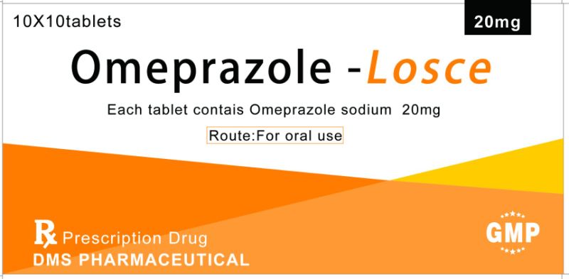 Omeprazole Enteric-Coated Tablets 20mg GMP Factory