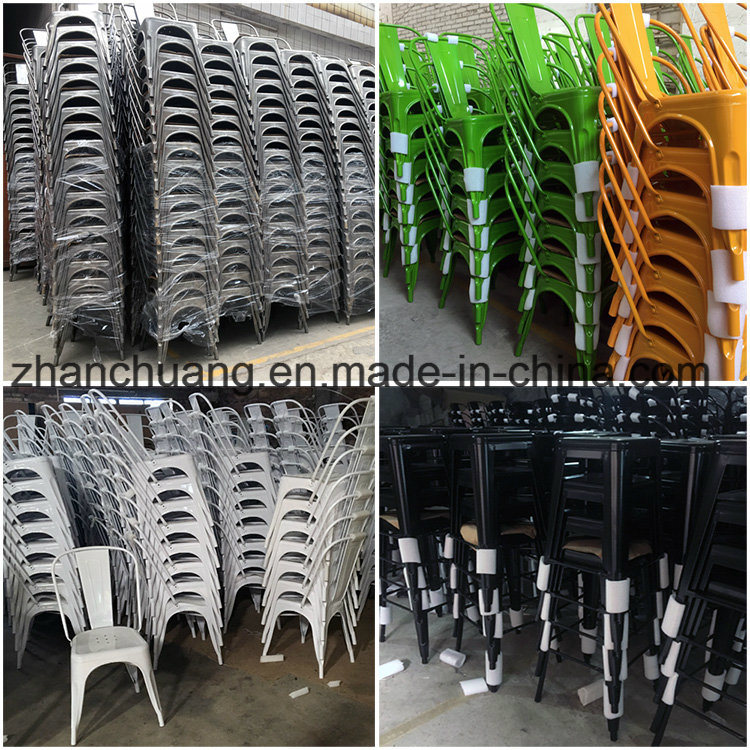 Wholesale Bar Furniture Antique Style Bar Chair Iron Metal Bar Stool