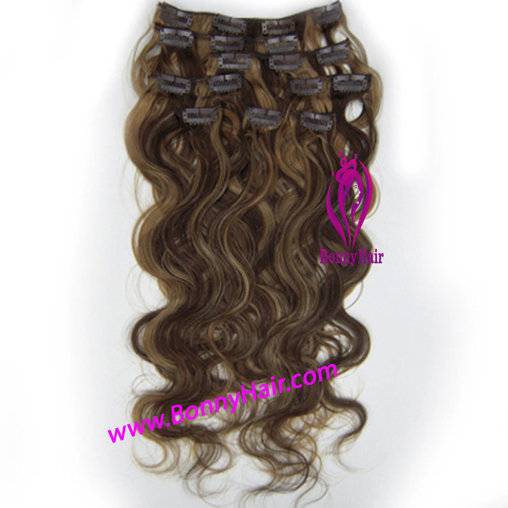 Clip on Hair Extension Brazilian Human Remy Hair Extension Discount Price
