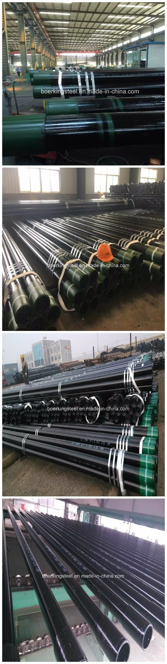 API 5CT J55 K55 Oiled Casing Steel Pipe for Oil and Gas Transportation