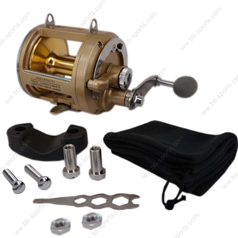 Powerful Stainless Steel Ball Bearings Aluminium Spool Big Game Trolling Sea Fishing Reels 02e-Tg9000