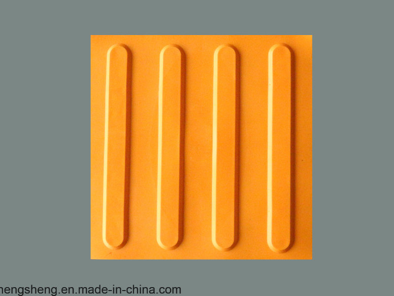 Anti-Slip Rubber Flooring Tile Warning Tactile Paving Tile