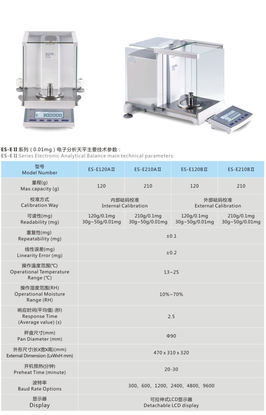 0.01mg 30-50g Electronic Analytical Balance Electronic Scale