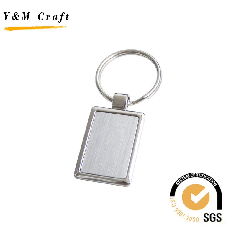 Zinc Alloy Blank Retractable Key Chain for Laser Logo Ym1003