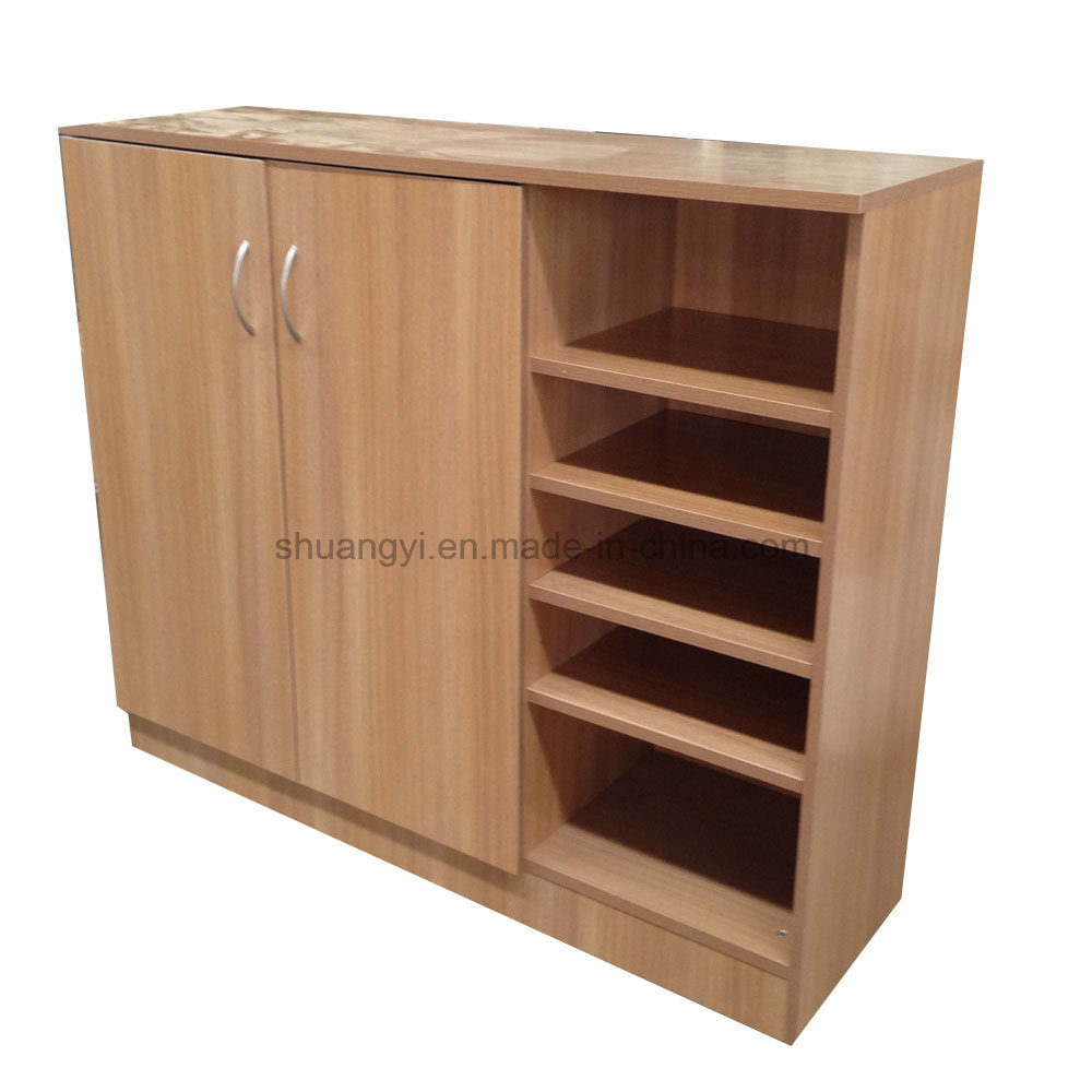 Hot Sale Melamine MDF/MFC Modern 2 Door Shoe Cabinet