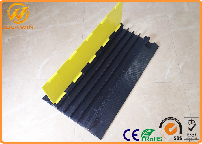 4 Channel Heavy Duty Rubber Floor Cable Cover for Events Cable Management