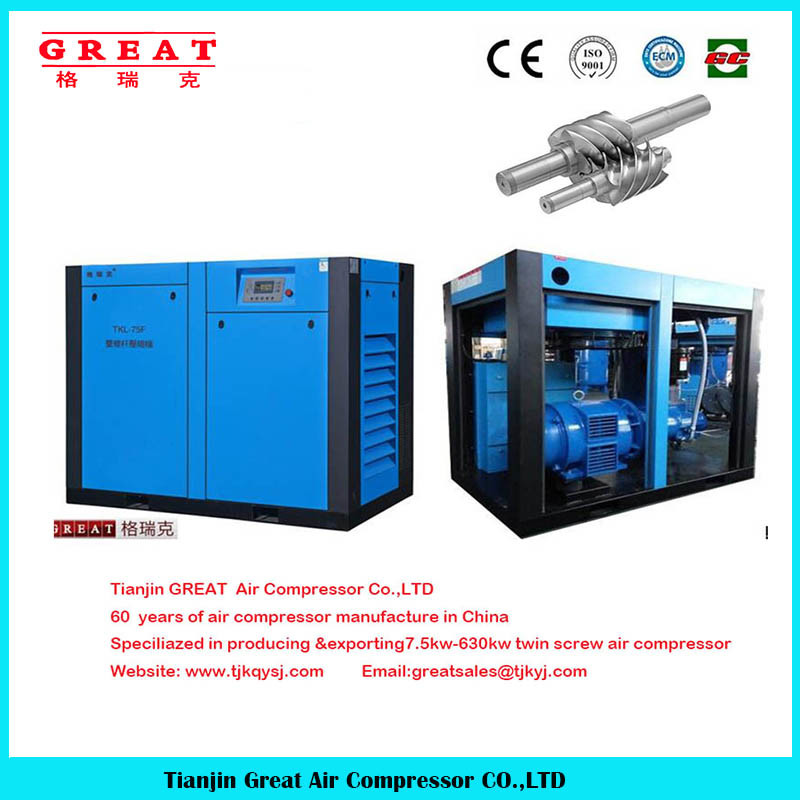 Best Price High Quality 7.5kw-75kw Oil Electric Screw Air Compressor Made in China