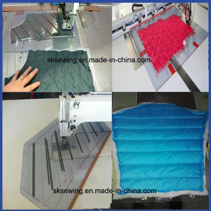 T-Shirt Collar Automatic Template Programmable Pattern Sewing Machine