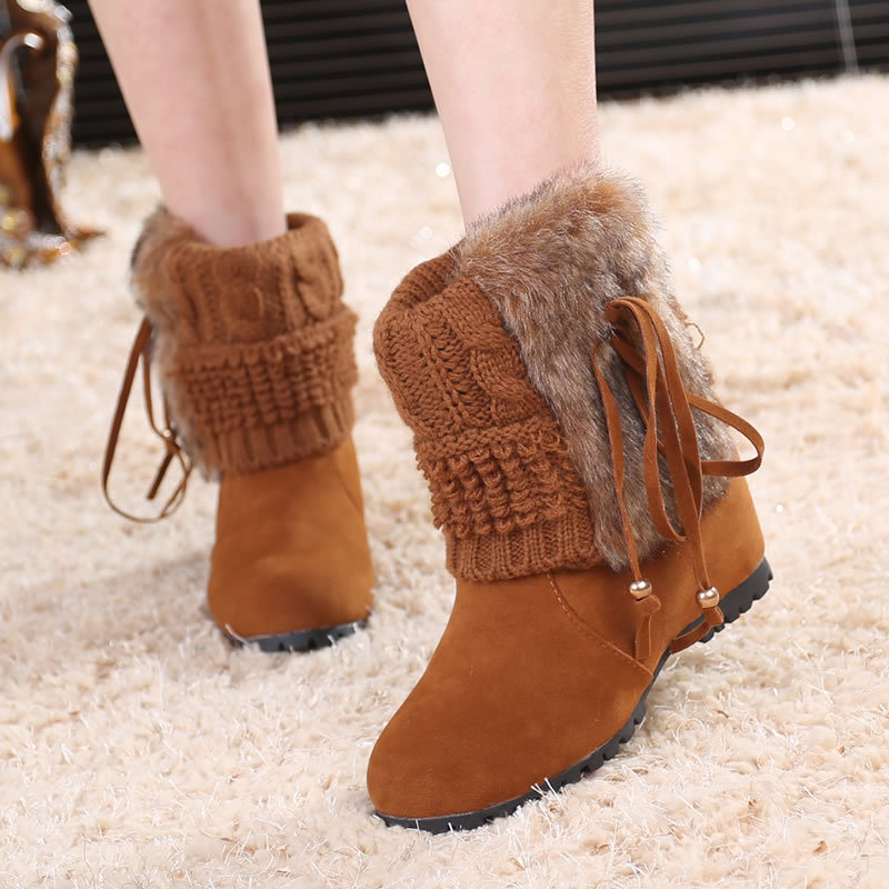 Fashion for Women's Martin Winter Warm Ladies Snow Ankle Suede Boots