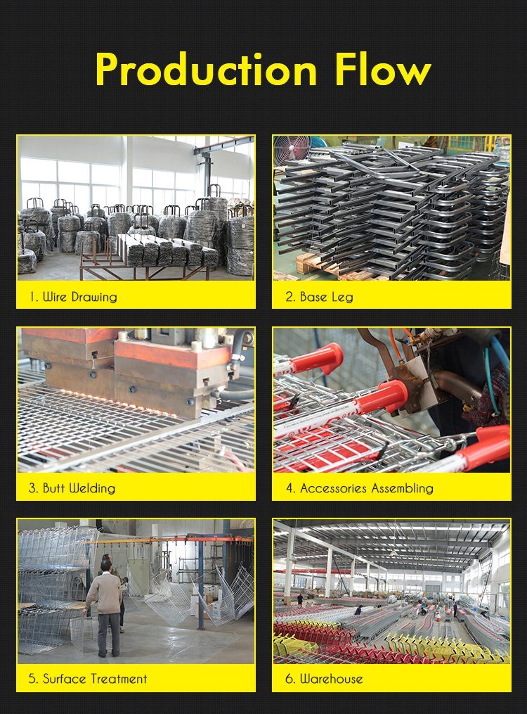 High Quality Steel Logistic Hand Cart for Warehouse Storage