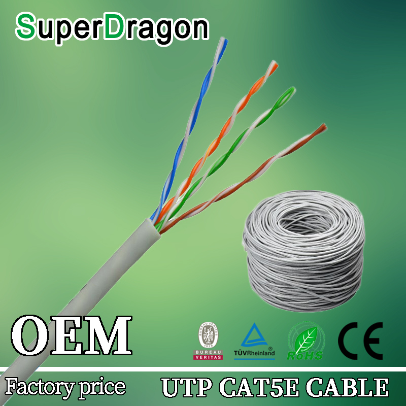 UTP 305m CCA Cat5e Network Cable