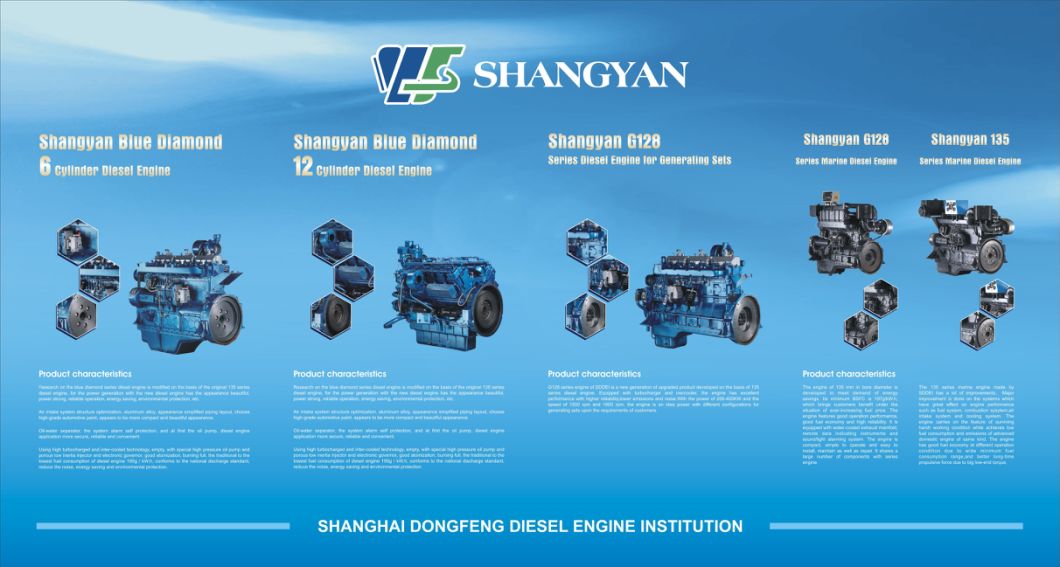 Dongfeng 220HP 1500 Rpm 135 Series Modified Marine Diesel Engine