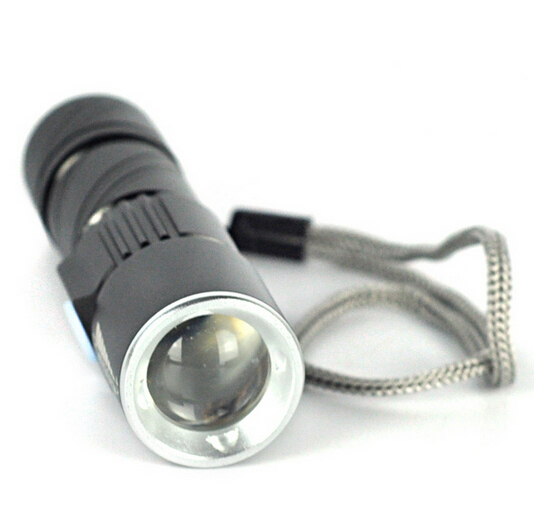 Alloy Material 2000lm Max USB Rechargeable Mini Torch Zoomable CREE Q5 LED Flashlight