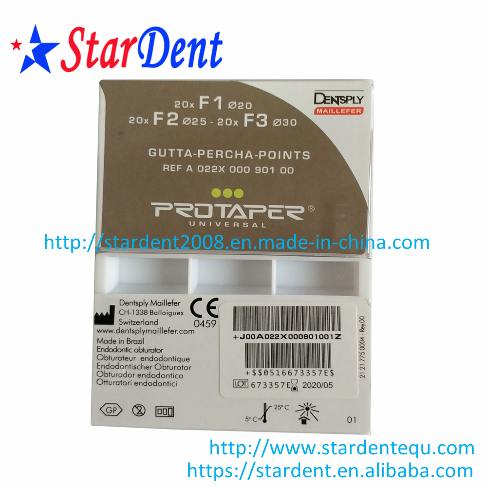 Dentsply Maillefer Protaper Gutta Percha Points F1-F5 60 PCS/Box