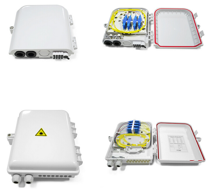 IP65 ODF, 8, 12, 16, 24 Port Fiber Optic Terminal Distribution Box