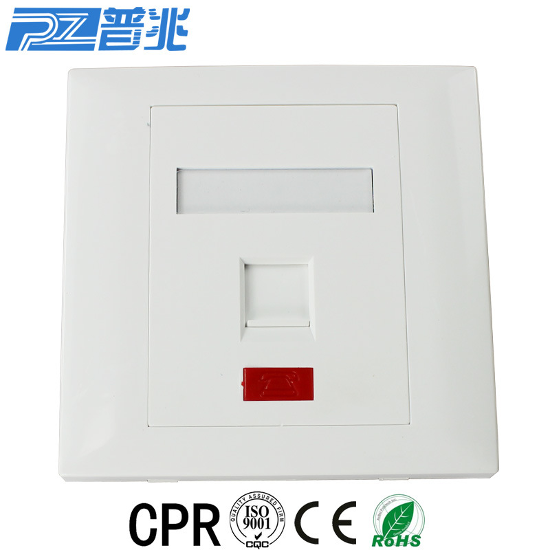 Cat5e Face Plate/Faceplate RJ45 Network Patch Cord Panel