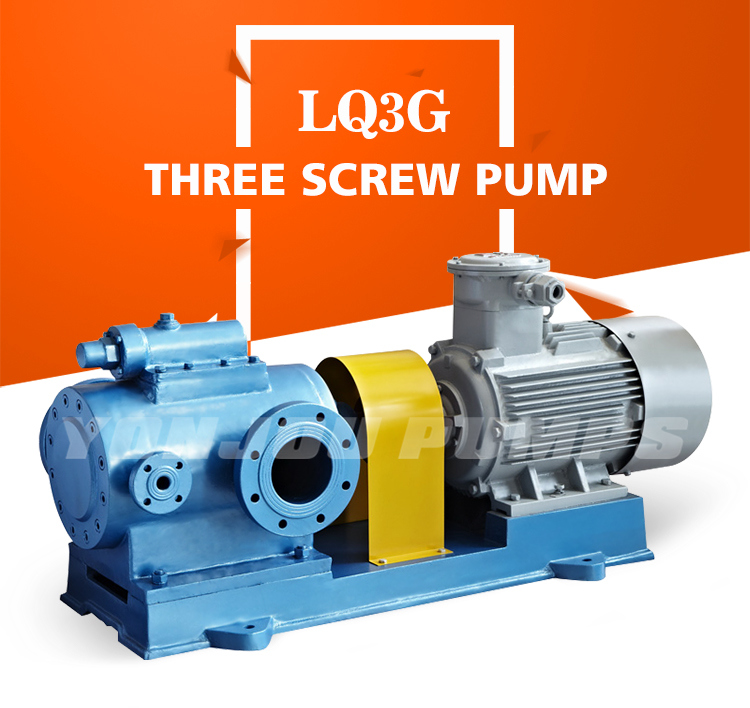 Electric Three Screw, Bitumen, Crude Oil Screw Pump