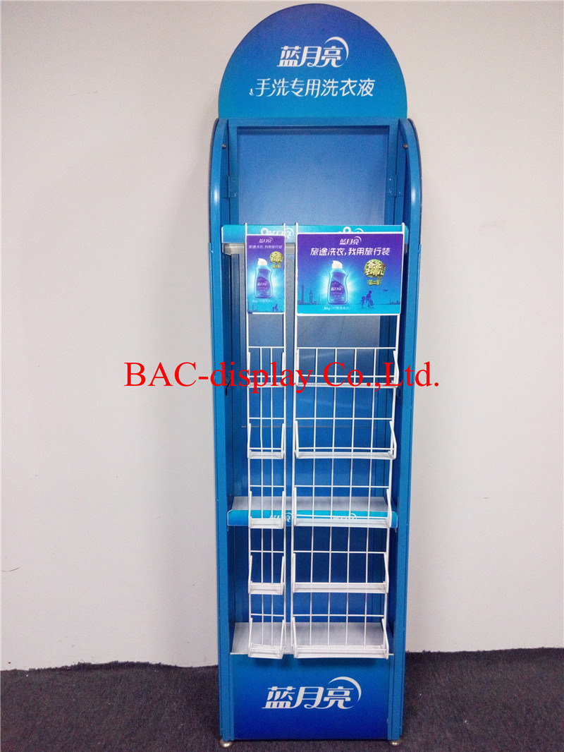 Hanging Display Metal Rack for Supermarket Laundry Detergent Products