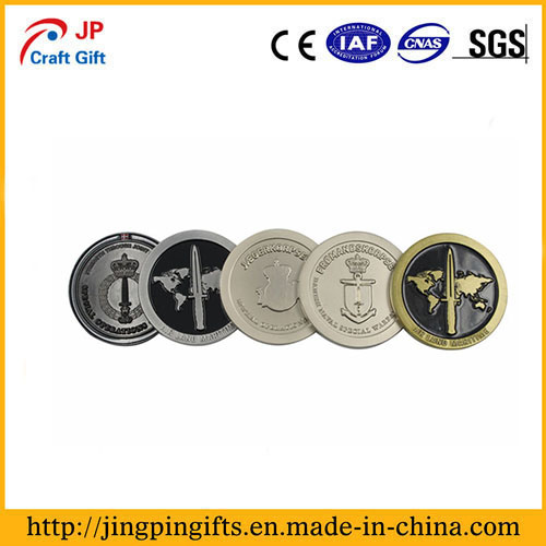 High Quality Custom Cheap Silver Challenge Coin