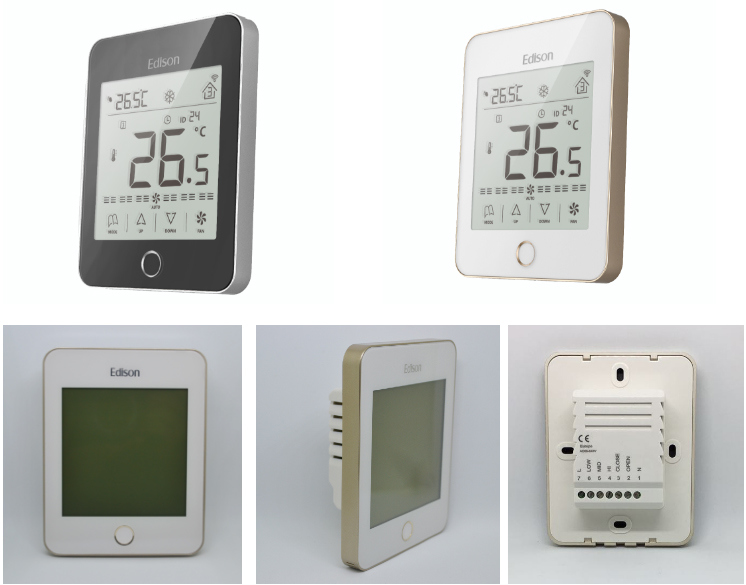 Smart Temperature Controller Factory for Fcu / Underfloor Heating Room Tthermostat