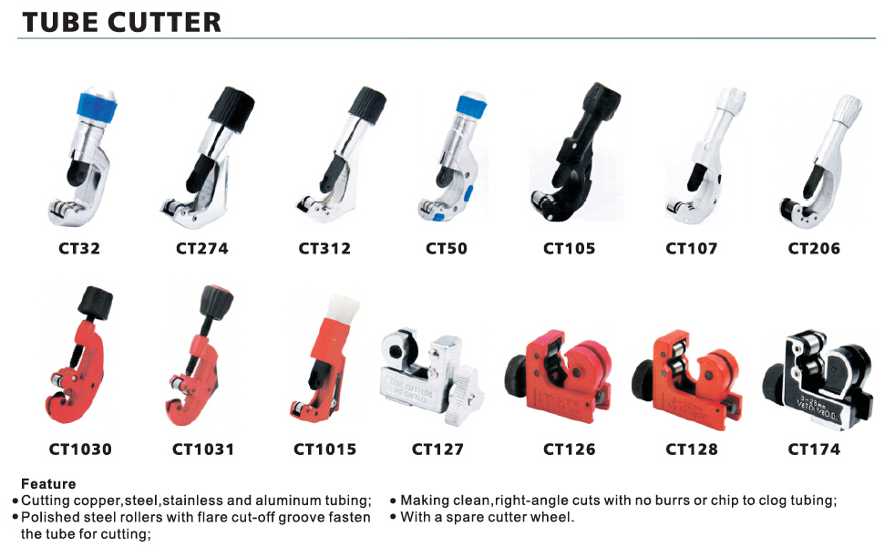 CT-126 Mini Copper Tube Cutter for 1/8