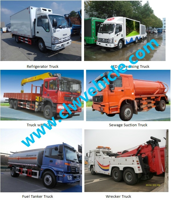 4X2 6000 Liters Chemical Spraying Truck for Environmental Sanitation