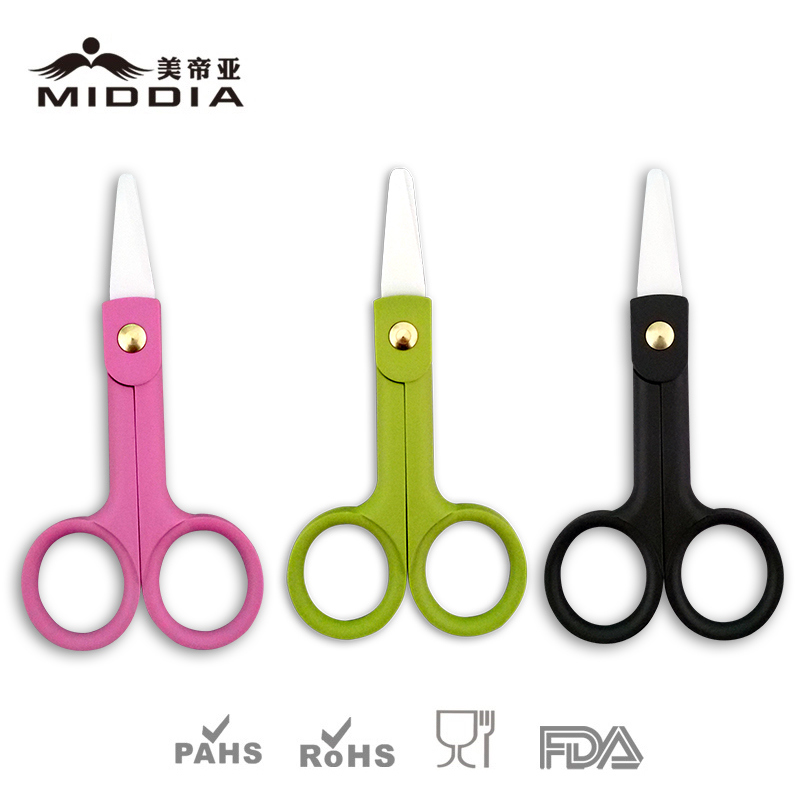 Zirconia Ceramic Hand Craft Scissors Hair Scissors Skin Safe Scissors