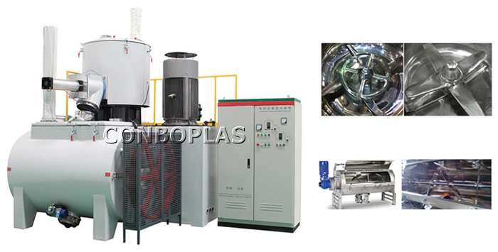 Plastic Machine/Horizontal Mixer/PVC Mixer/WPC Mixer/High Speed Heating Cooling Mixer