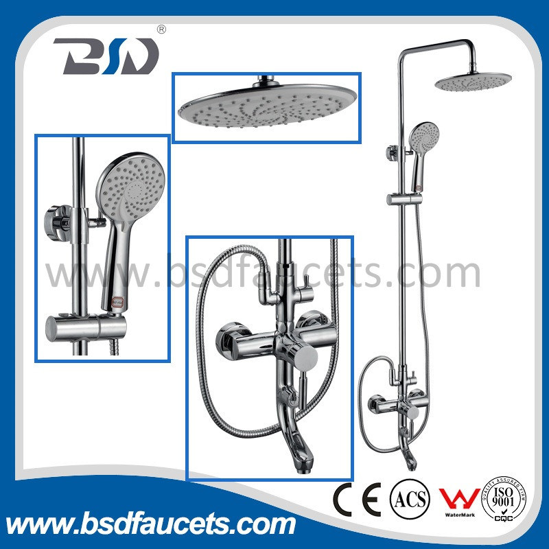 Exquisite European Health Brass Bath Faucet Shower Set