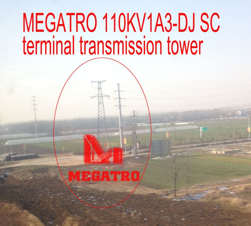 Megatro 110kv 1A3-DJ Sc Terminal Transmission Tower