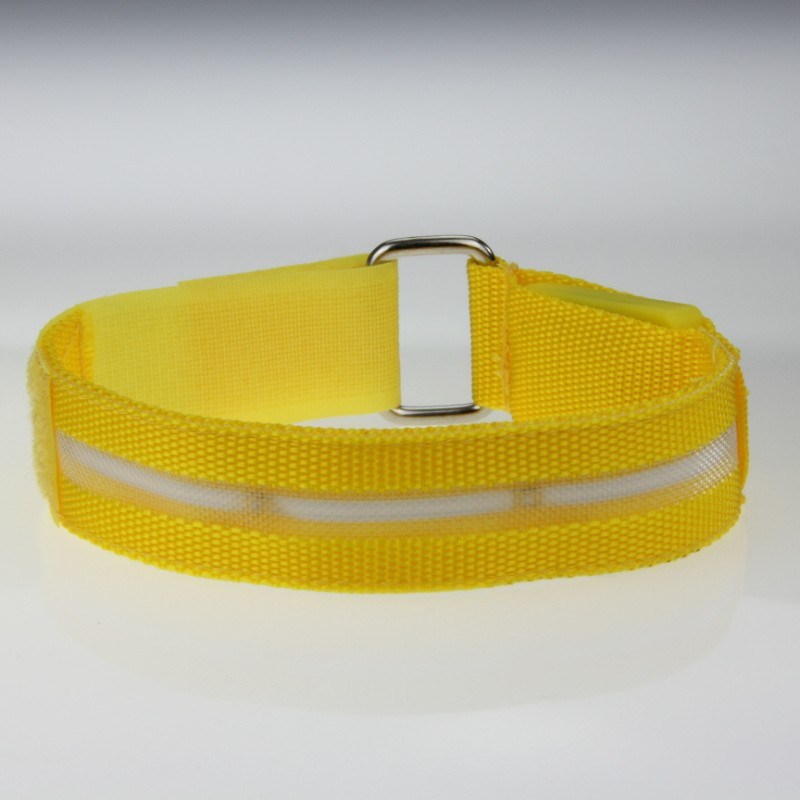 Hi Vis Running Wristbands High Quality Reflective Material Nylon Tape