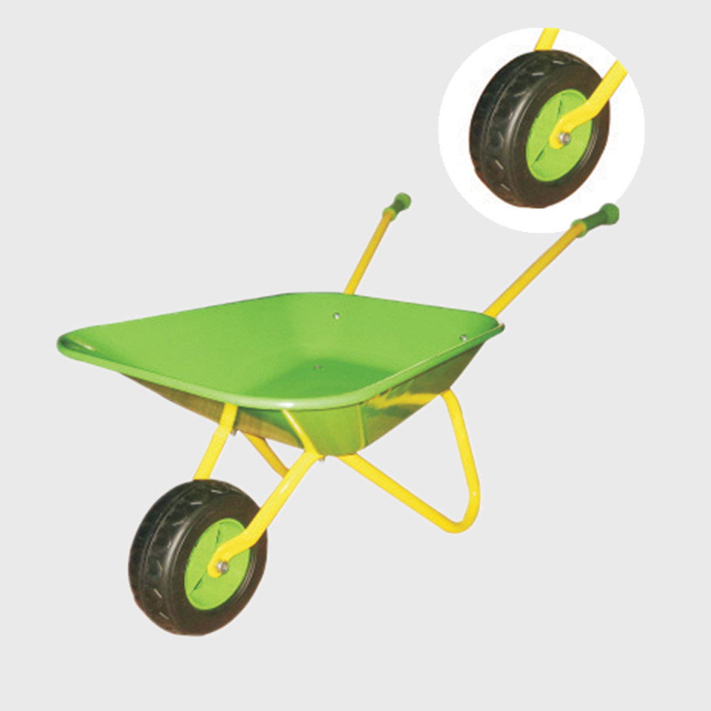 Kids Wheel Barrow with Single Solid Wheel for Toy (WB0102)