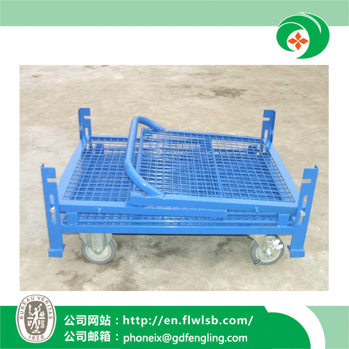 Foldable Steel Roll Container for Warehouse with Ce