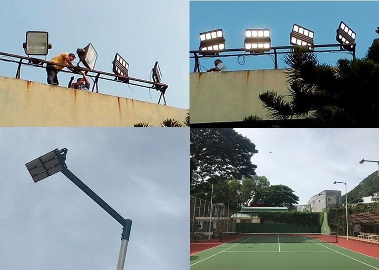 Dali Dimming 400W 500W LED Flood Light for Tennis Court