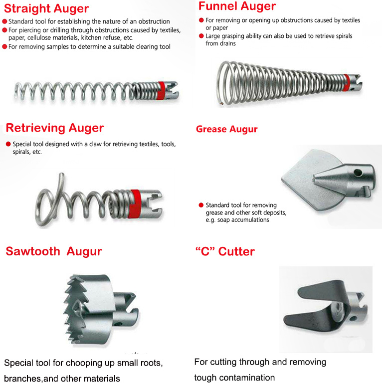 Sectional Electric Drain Cleaner Power Tools (D200-A)