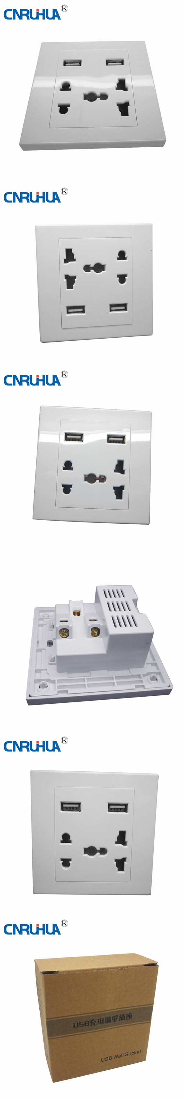 High Quality Manufacutre USB Wall Socket China