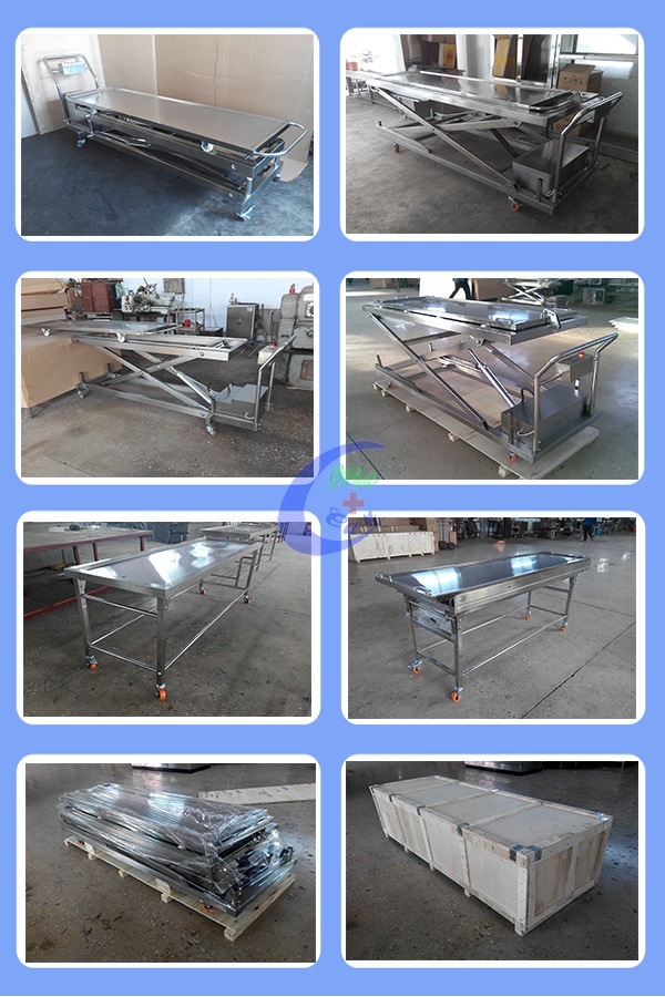 Mortuary Equipment Stainless Steel Corpse Lifting Equipment