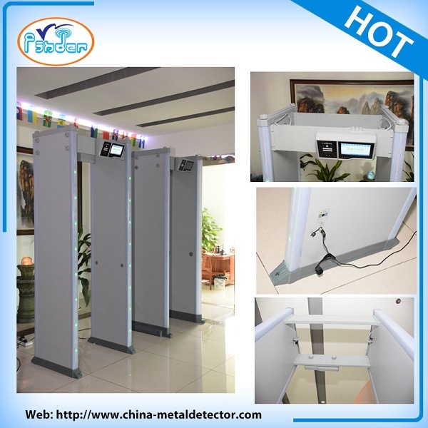 Touch Screen 48 Zone Door Frame Walk Through Metal Detector