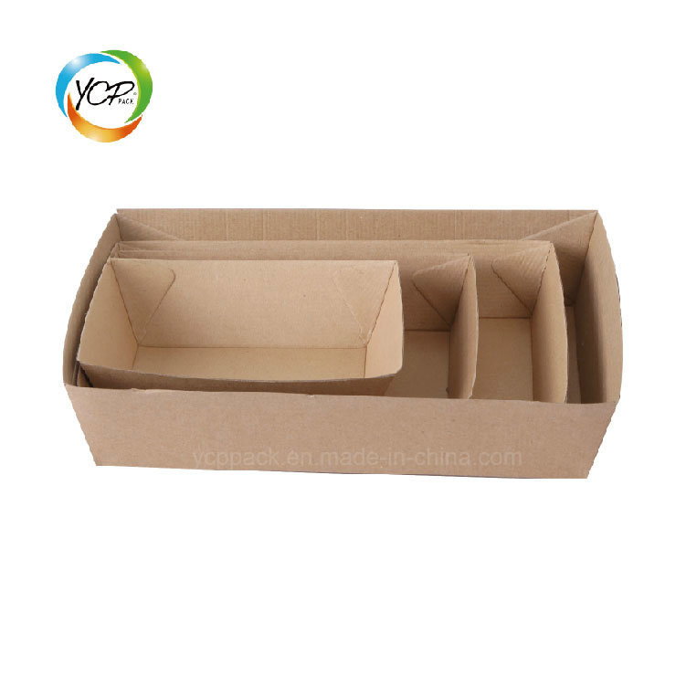 Disposable Custom Printed Paper Food Tray