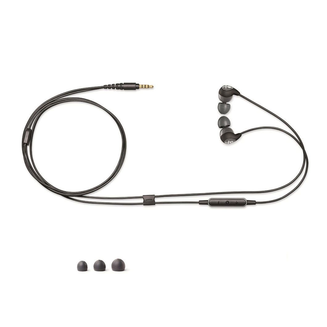 Sound Isolating Earphones with Remote Microphone Compatible with Apple