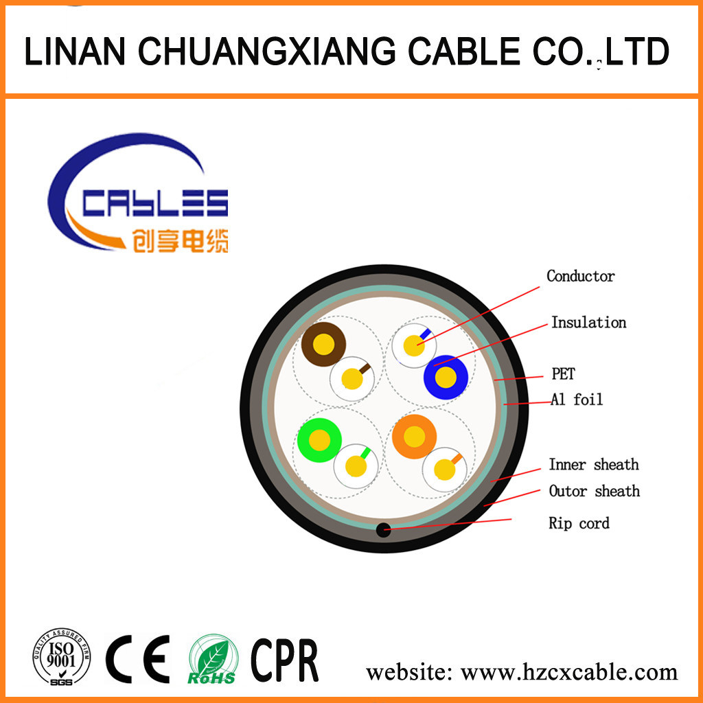 Outdoor Double Sheath FTP Cat5e LAN Cable