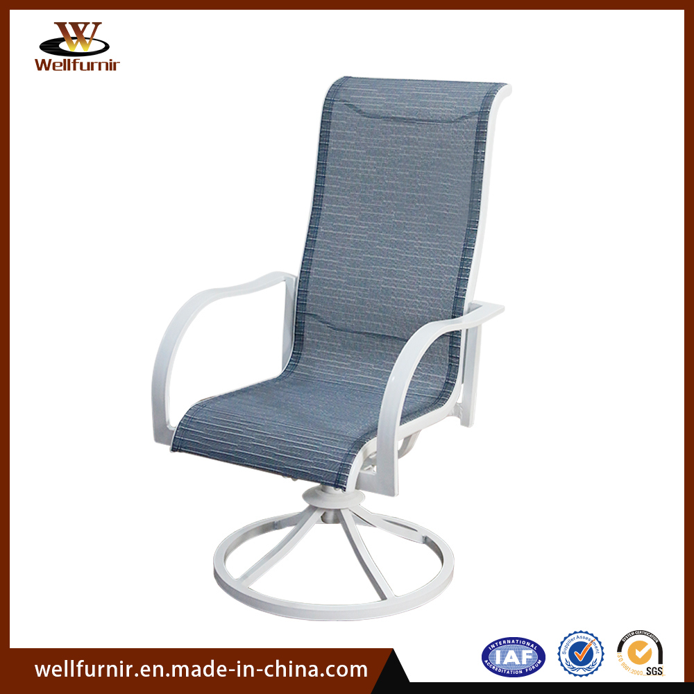 Outdoor Restaurant Furniture Aluminum Textile Sling Chair (WFTX-18105C)