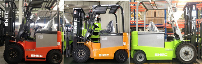 Snsc 2ton Electric Forklift to Saudi Arabia