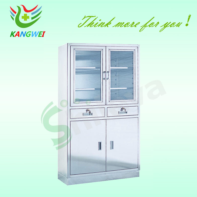 Stainless Steel Hospital Cupboard Instrument Cabinet Medical Cabinet