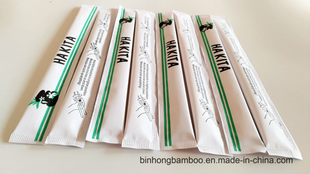 Full Paper Wrapped Customsize Logo for Bamboo Chopsticks