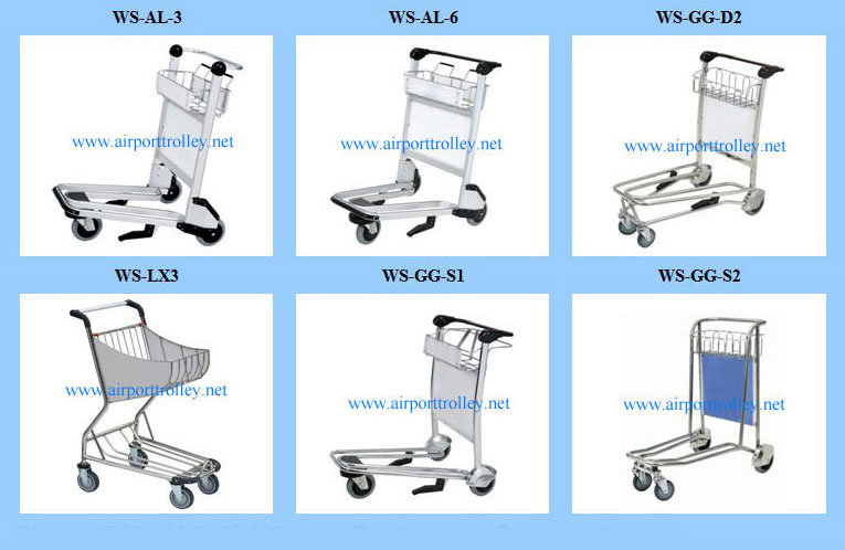 Aluminum Alloy Passenger Luggage Design Airport Trolley (LG2)