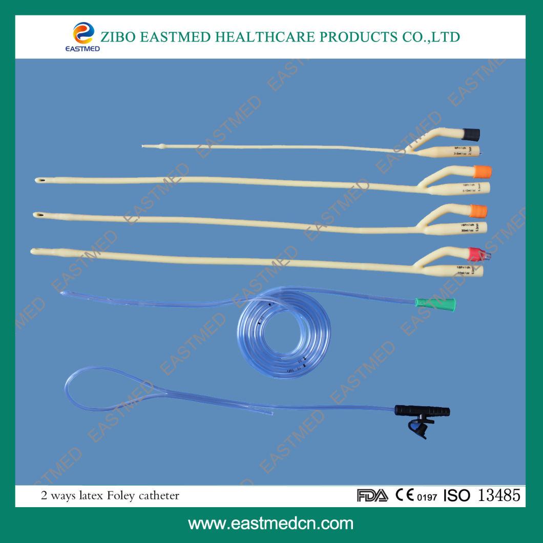 Two Ways Latex Foley Catheter